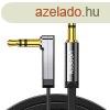 UGREEN AV119 Mini jack 3,5mm AUX sarok kbel, lapos , 0,5m (