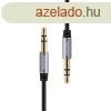 Mini jack 3.5mm AUX kbel Remax RL-L100 1m (fekete)