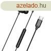 Mcdodo HP-1050 in-ear, vezetkes fejhallgat, USB-C (fekete)