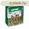 Csavaros doboz SPAX Yellox Fa Lapos fej 50 Darabok (3,5 x 40