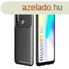 Huawei Y6p Szilikon Tok Karbon Mintzattal TPU Carbon Fiber 