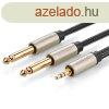 Ugreen cable audio cable mini jack 3.5 mm - 2 x jack 6.35 mm