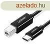 Ugreen US241 USB-C 2.0 - USB-B cable 1 m - black