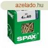 Csavaros doboz SPAX Fa csavar Lapos fej (4,5 x 40 mm) MOST 1