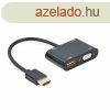 HDMI?VGA Adapter GEMBIRD A-HDMIM-HDMIFVGAF-01 (1 egysg) MOS