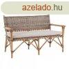 Kanap 124,5 x 70 x 80 cm Termszetes Rattan MOST 402694 HEL