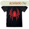 Rvid ujj pl Spider-Man Hanging Spider Fekete Unisex MOST