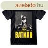 Rvid ujj pl Batman Keaton Batman Fekete Unisex MOST 1660