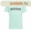 Gyermek Rvid ujj pl Adidas Linear Logo Zld Akvamarin MO