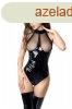 Glossy Wetlook Body Marcia Black L