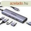 Multifunctional HUB 5in1 USB-C - HDMI 1.4 / 3 x USB-A / USB-