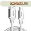 Ugreen US290 60151 USB-A / micro USB 2.4A cable 1m - white