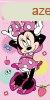 Disney Minnie Rainbow frdleped, strand trlkz 70x140cm