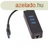 Akyga AK-AD-32 Hub 3.0 3-port + Ethernet