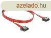 DeLock Cable SATA FLEXI 6 Gb/s 50cm Red Metal