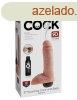  8" Squirting Cock with Balls  Light 