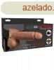  7" Hollow Strap-On with Remote  Tan/ Black 
