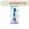  Colours - Pleasures - Yum Yum  6" Dildo - Blue 