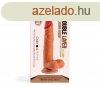  XMEN 7.6 inch Double Layer Silicon Dildo Brown 