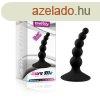  Lure Me Beaded Anal Plug Black 1 