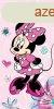 Disney Minnie Pink Bow frdleped, strand trlkz 70x140c