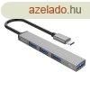 Orico USB-rl USB 3.0-ra 3x USB 2.0 Hub adapter (szrke)