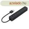 Orico TWU3 USB 7x USB 3.0 hub adapter (fekete)