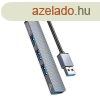 Orico AH-A13 USB-rl 4x USB 3.0 hub adapterre (szrke)