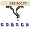 Akyga AK-MB-06 Dual Gas Spring Monitor Arm Double Desk Mount