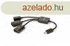 Gembird UHB-OTG-02 OTG 3-portos USB2.0 HUB Black