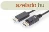 Assmann DisplayPort adapter cable, DP - HDMI type A 1m Black