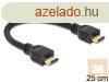 Delock HDMI kbel, HDMI V1.4 High Speed Ethernet, M/M, 0.25m