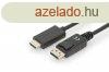 Assmann DisplayPort adapter cable, DP - HDMI type A 3m Black