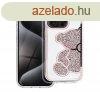 Teddy Bear iPhone 11 csillog kves tok, rzsaszn