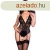 CHILIROSE - CR 4702 SZETT GYK NLKLI BODYSUIT FEKETE S