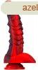 Dildo Dragon Sarkan 19 x 4.5cm fekete-piros