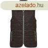 Uniszex blelt mellny, cipzras, Kariban KA6116, Dark Grey-