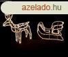 Livarno szarvas (rnszarvas) sznnal kltri fmvzas 3D LED