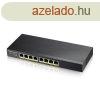 ZYXEL Switch 8x1000Mbps (8xPOE), Fmhzas, Menedzselhet (8G