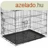 @Pet Dog fekete fm szlltketrec 77,5 x 48,5 x 55,5 cm 150