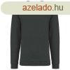 Uniszex kereknyak pulver, Kariban KA474, Dark Grey-2XL