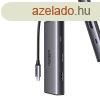 UGREEN CM498 6 az 1-ben adapter USB-C - 2x USB-A 3.0, USB-C 