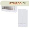 Lorelli Dream kisgy 60x120 + Exclusive szekrny - White