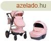 Moni Polly 3in1 babakocsi szett:sport+mzes pink