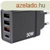 Verbatim 30W 4-Port USB Wall Charger Black