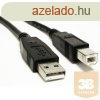 AKYGA kbel USB sszekt A-B 2.0, 1.8m, Male/Male