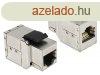 DeLock Keystone modul, RJ45-aljzat > RJ45-aljzat, Cat.6A