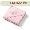 BabyOno frdleped kapucnis bambusz 100x100cm rzsaszn lep