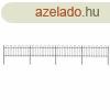 Fekete hajltott tetej aclkerts 6,8 x 0,8 m