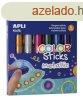 Tempera krta kszlet, APLI Kids "Color Sticks Metallic